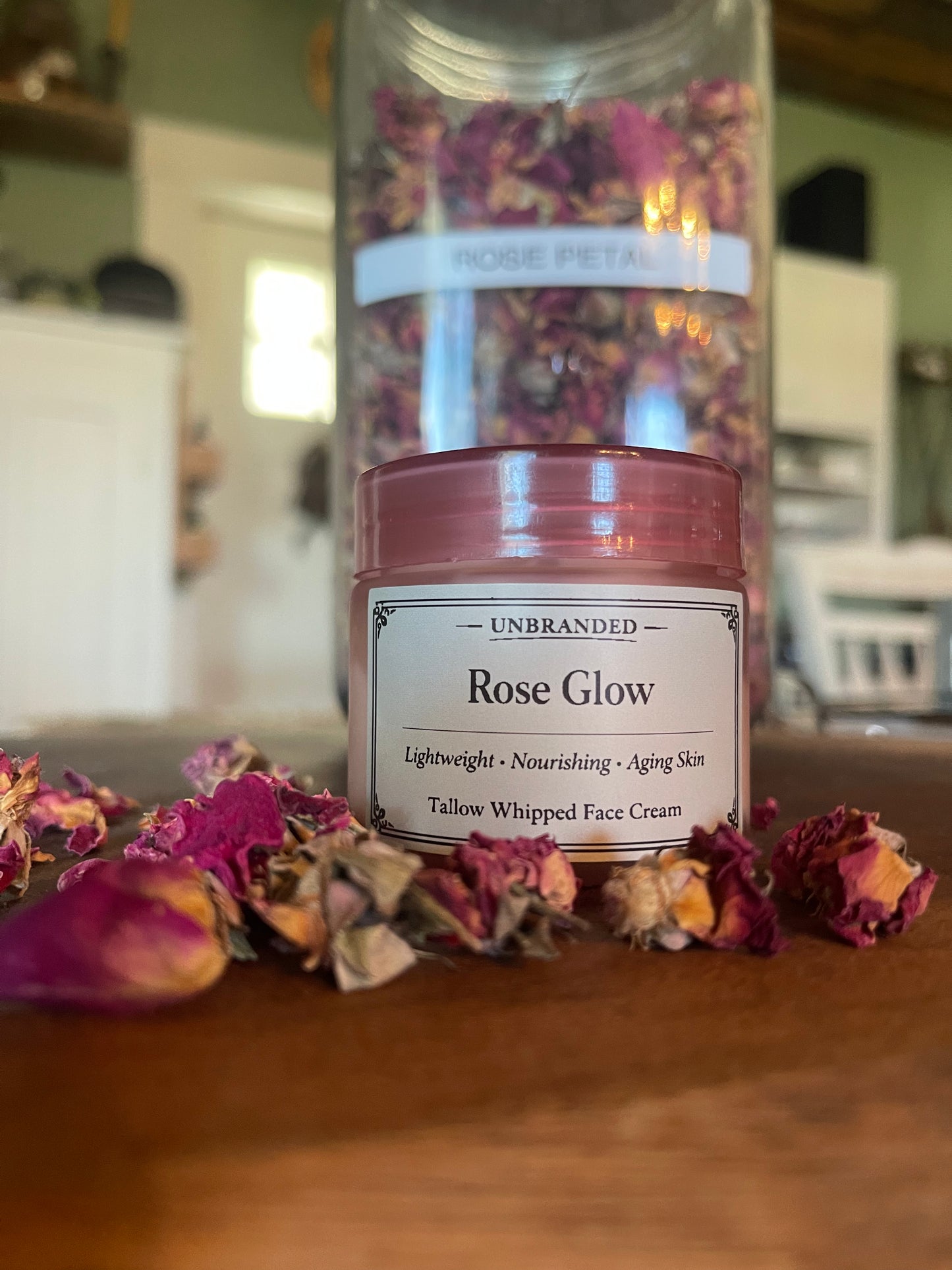 Rose Glow Tallow face Cream
