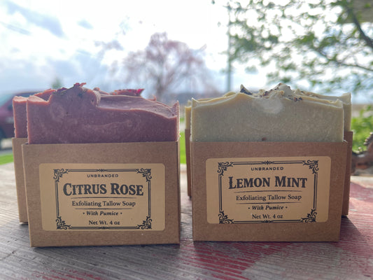 Citrus Rose Exfoliating Bar