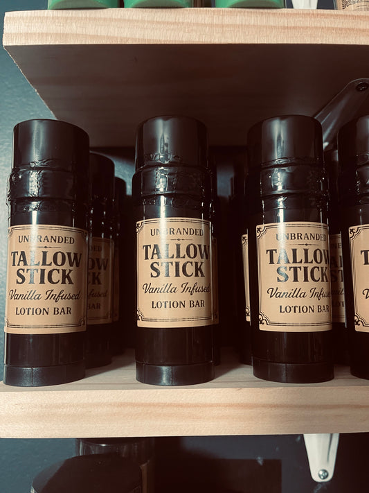 Tallow Stick-Vanilla- Lotion Bar