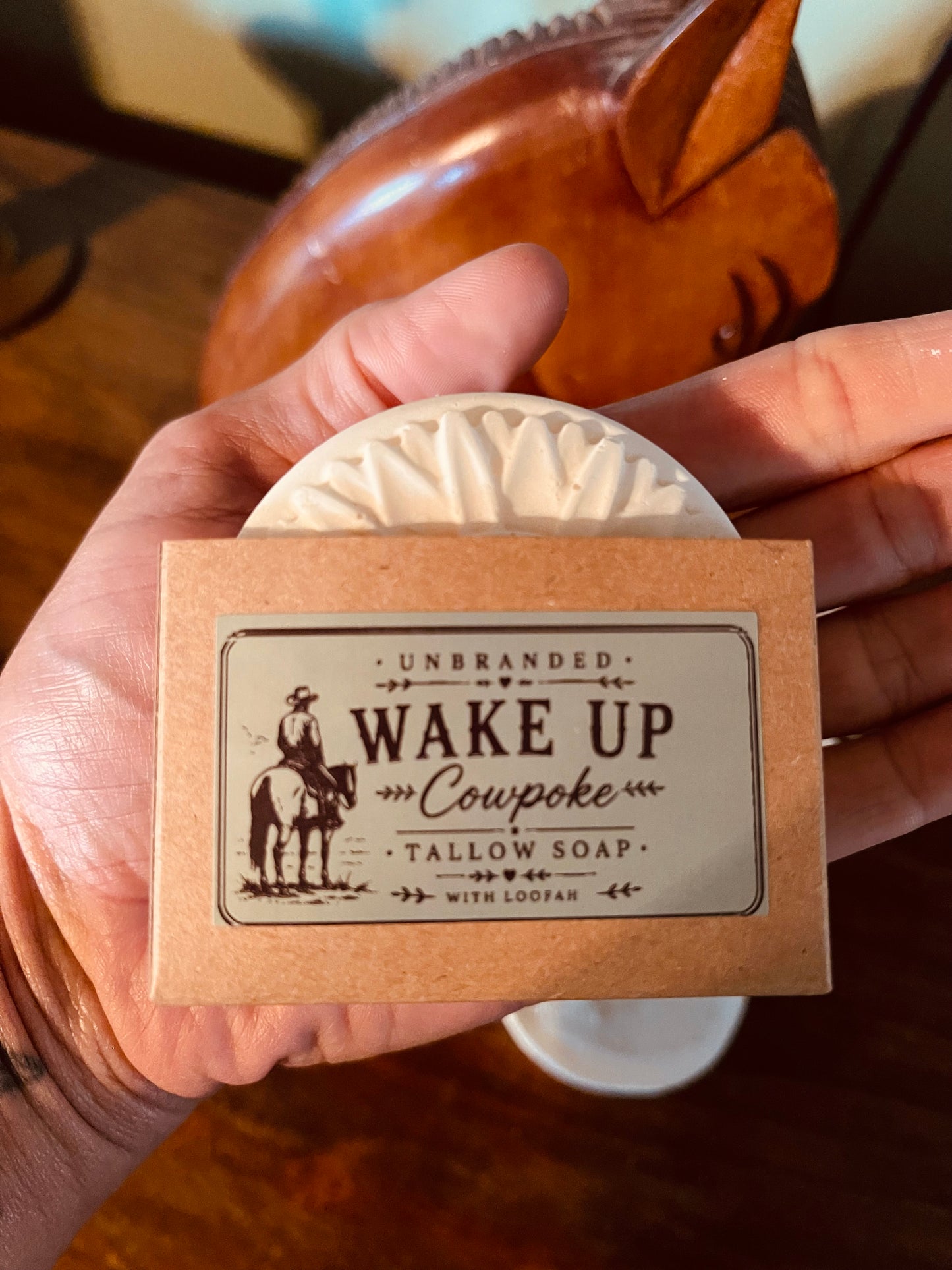 Wake up cowpoke with Loofah