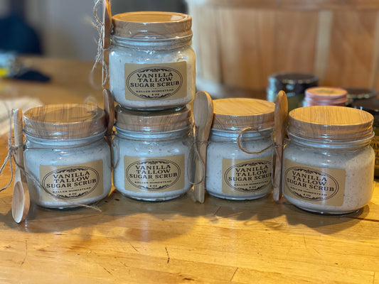 Vanilla Tallow Sugar Scrub