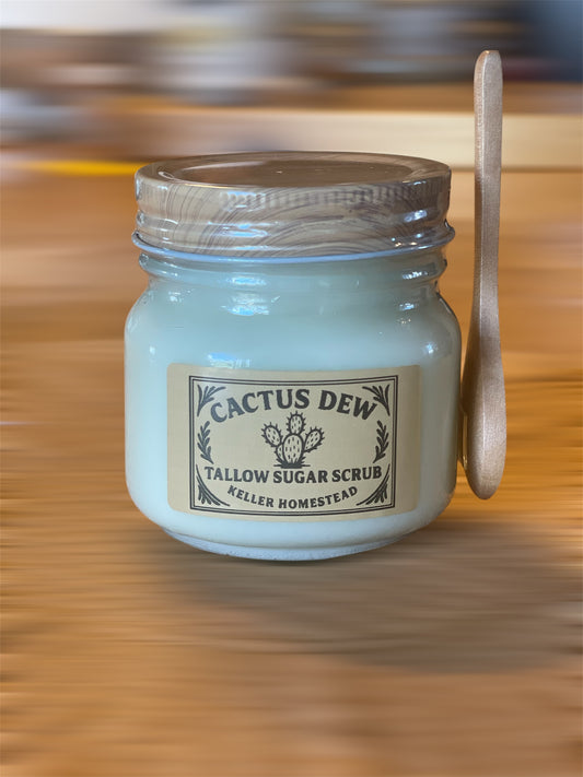 Cactus Dew Tallow Sugar Scrub